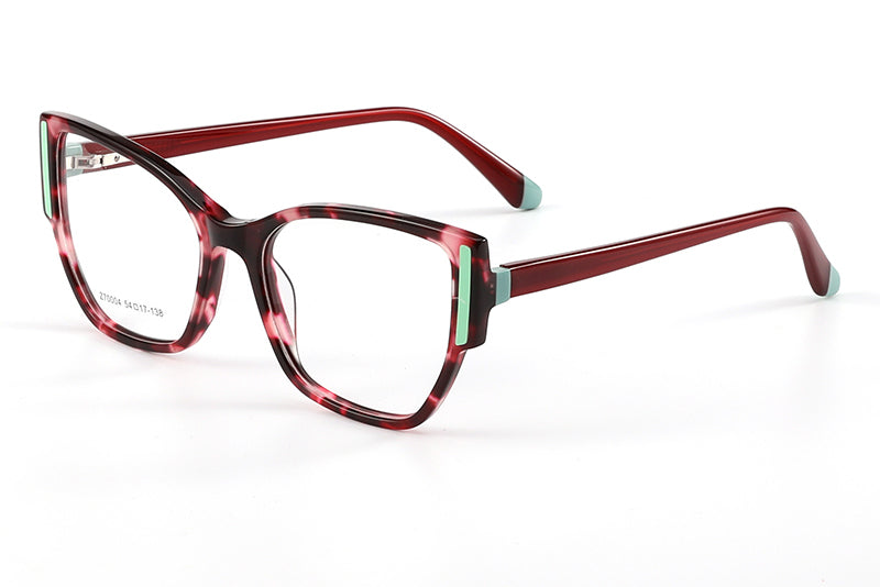 Rose Quartz Crystal Touched by a Mint with Hot Berry