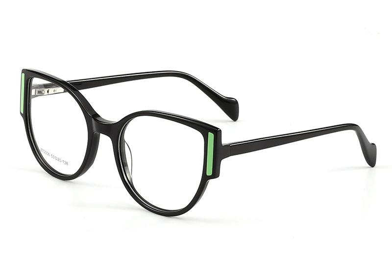 Jet Black with a Touch of Green