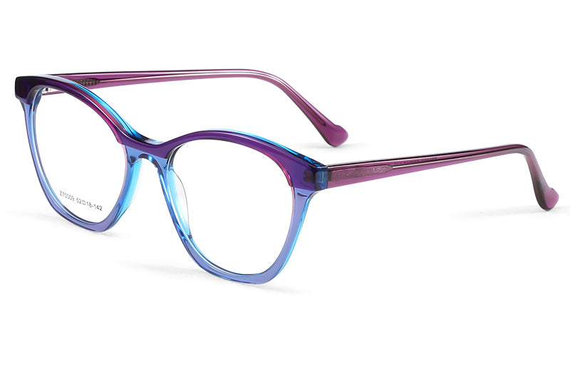 Crystal Purple Fade with Pacific Blue