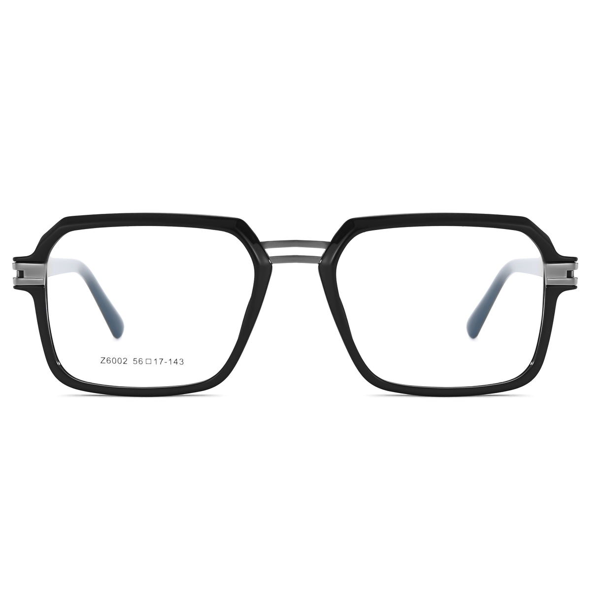 Jet Black with Polished Silver