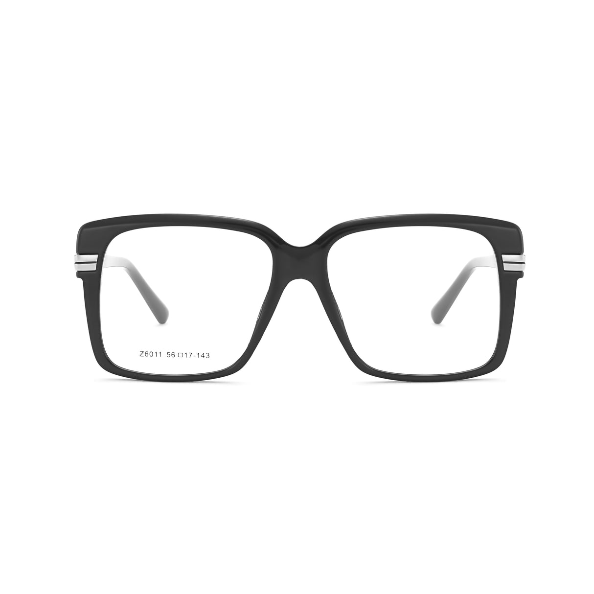 Jet Black with Polished Silver