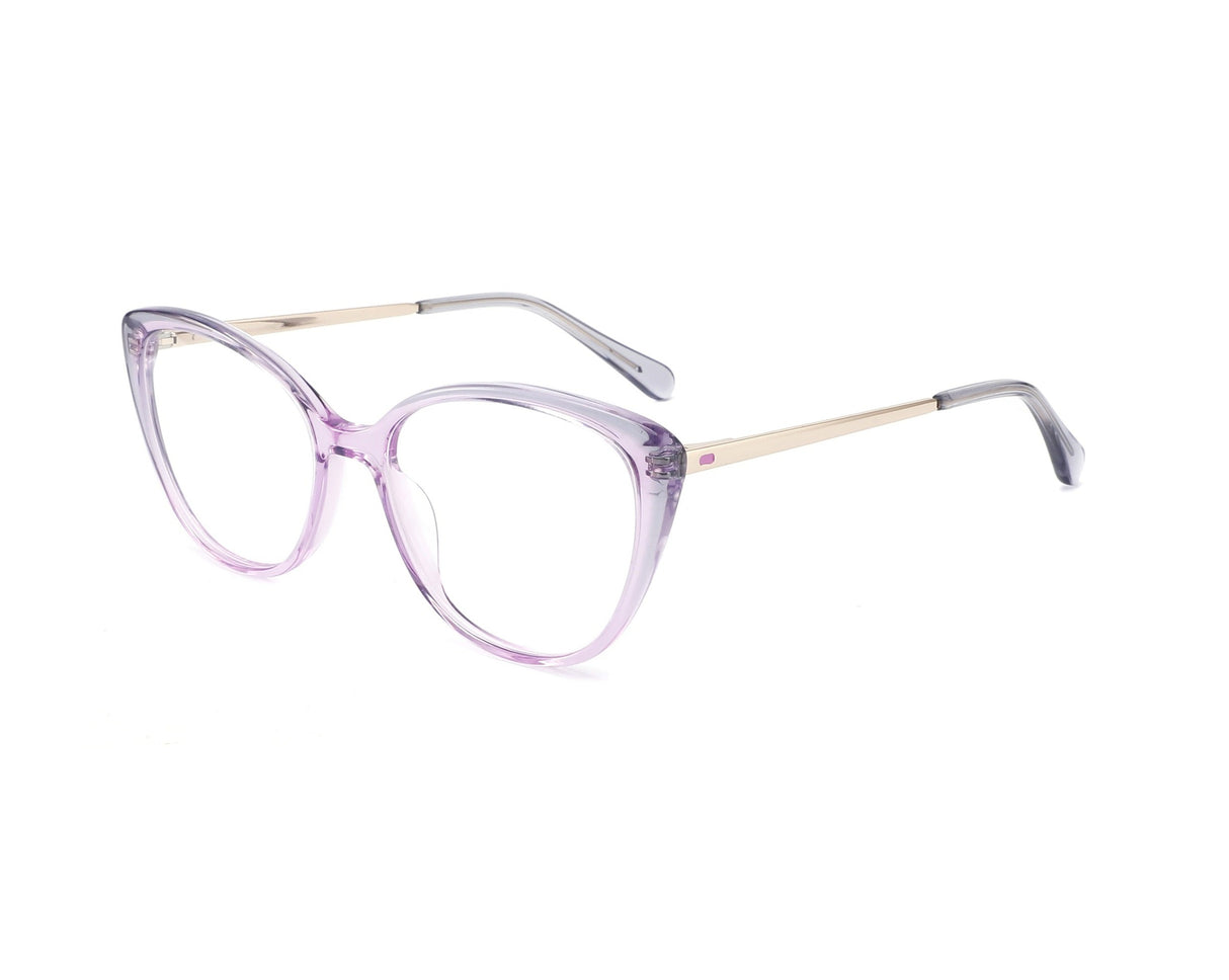 Crystal Purple Faded with Polished Gold