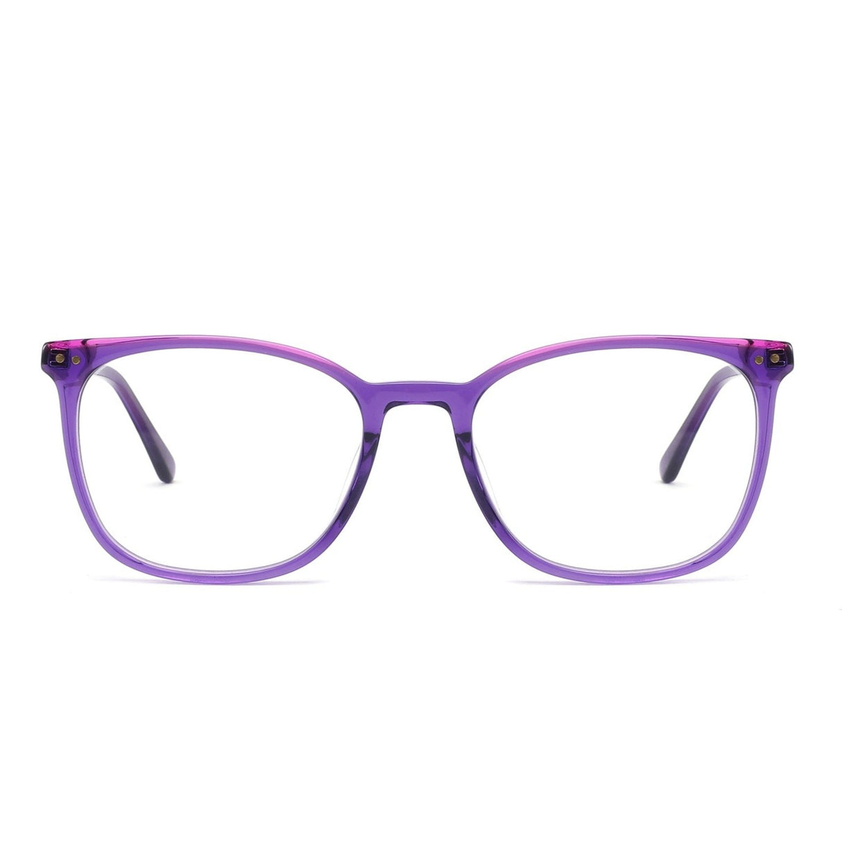 Crystal Pink Purple with Polished Gold