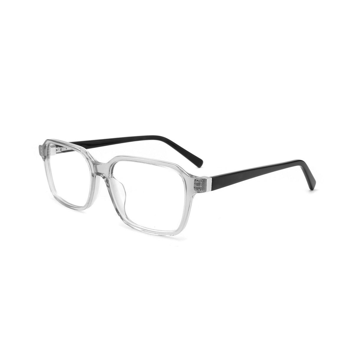 Grey Crystal with Jet Black and Polished Silver