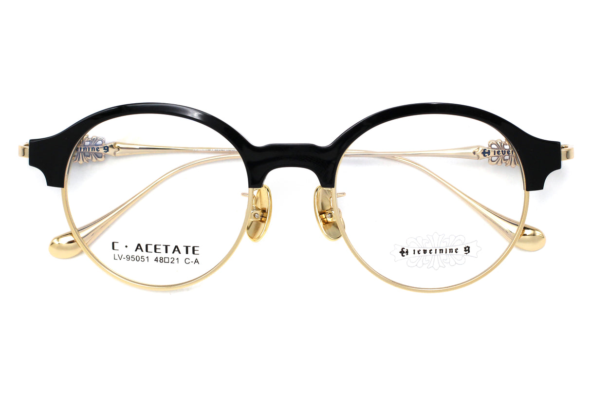 Jet Black with Polished Gold