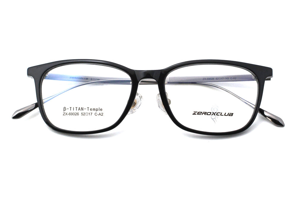 Jet Black with Polished Silver