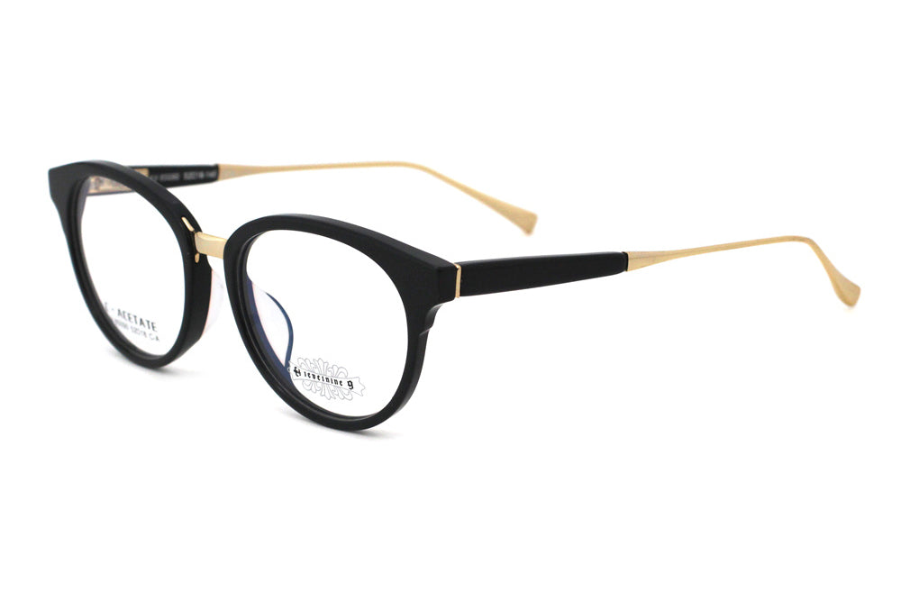 Jet Black with Polished Gold