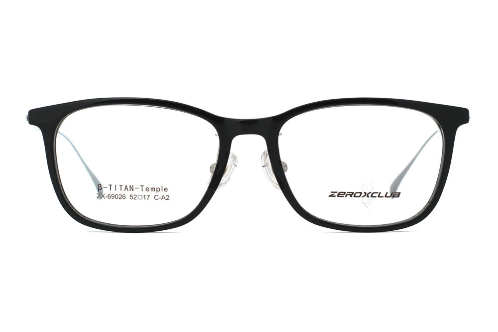 Jet Black with Polished Silver