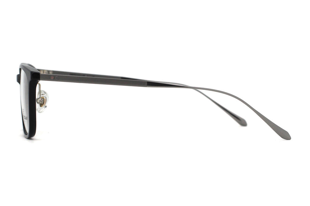 Jet Black with Polished Silver