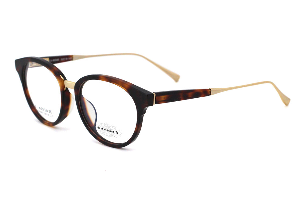 Whiskey Tortoise with Polished Gold