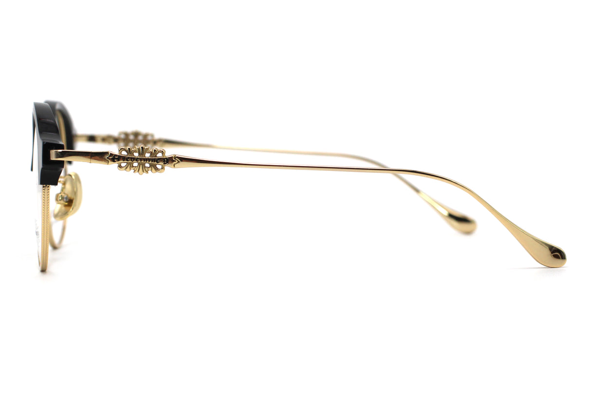 Jet Black with Polished Gold