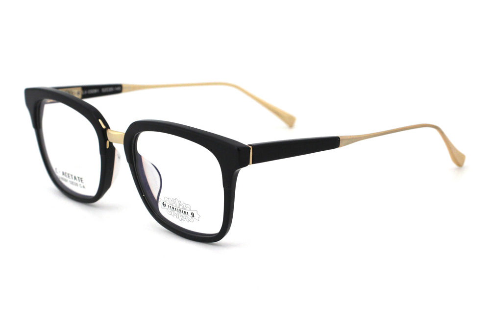 Jet Black with Polished Gold