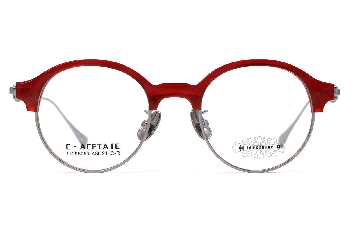 Hibiscus Crystal with Polished Silver