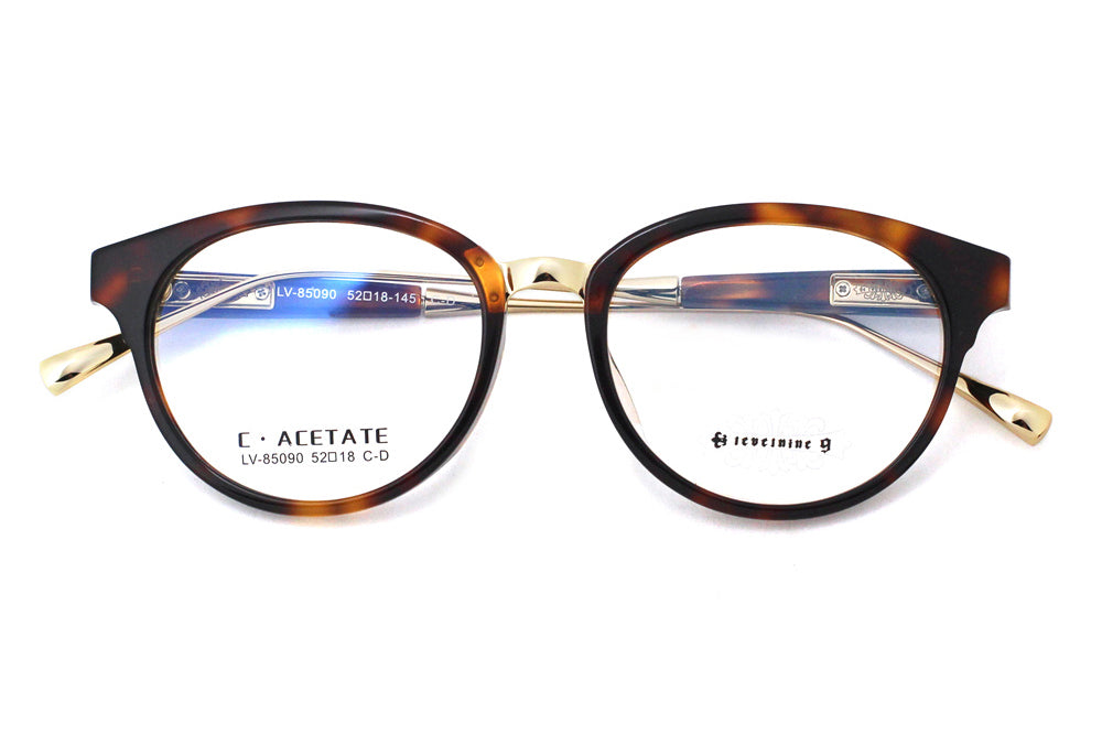 Whiskey Tortoise with Polished Gold