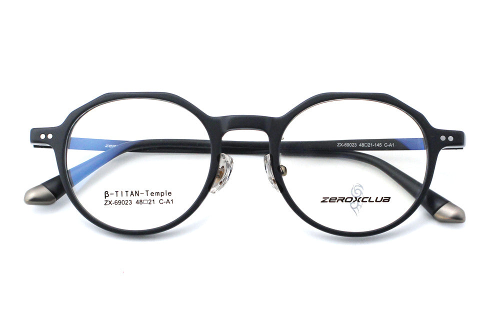 Jet Black with Polished Silver