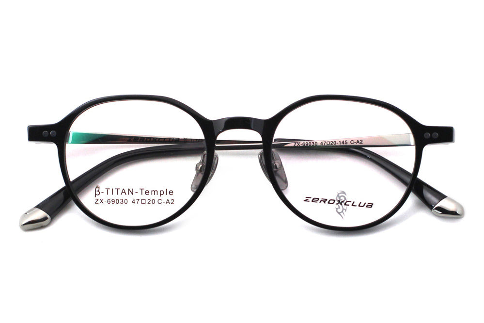 Jet Black with Polished Silver