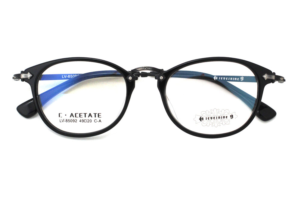 Jet Black with Brushed Silver