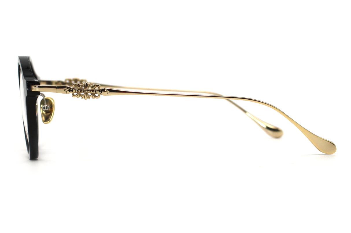 Jet Black with Polished Gold