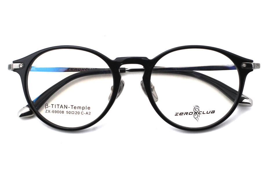 Jet Black with Polished Silver