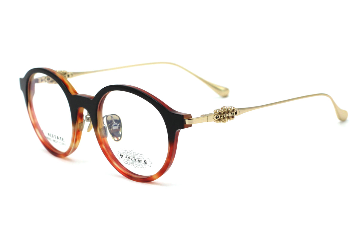 Whiskey Tortoise Faded with Polished Gold