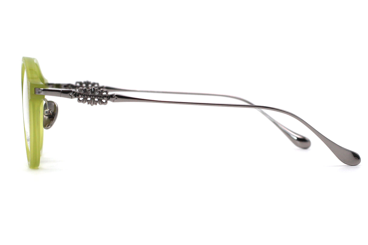 Seaweed Matte with Polished Silver