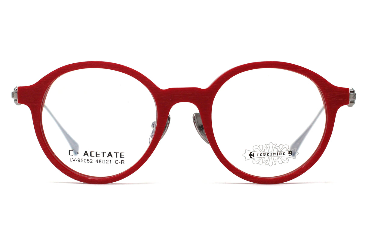 Raspberry Matte with Polished Silver