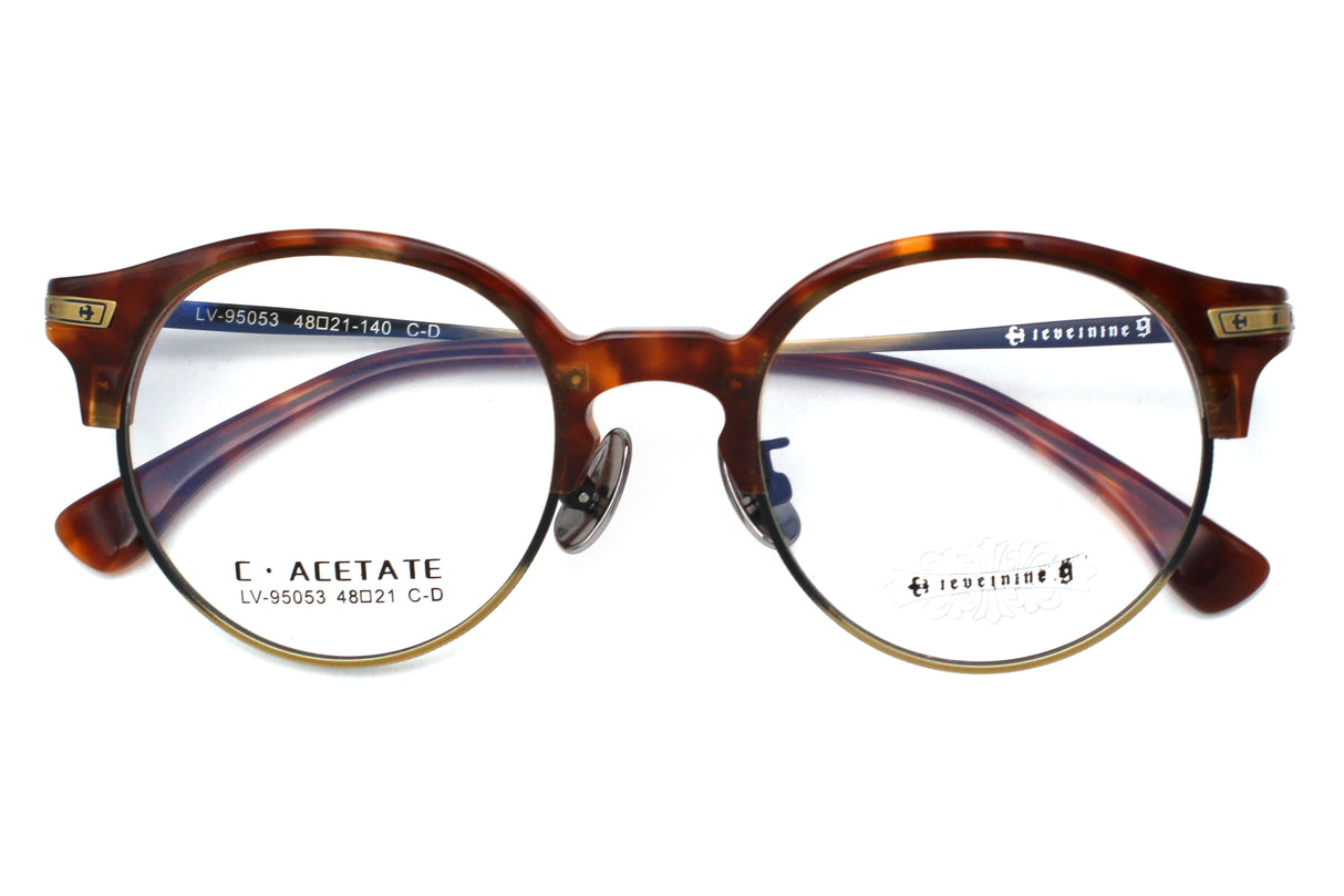 Woodgrain Tortoise with Polished Gold