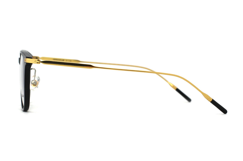 Black with Polished Gold