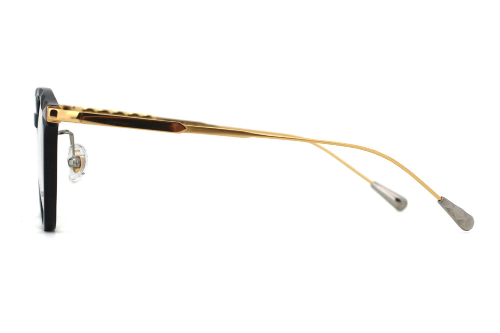 Jet Black with Polished Gold