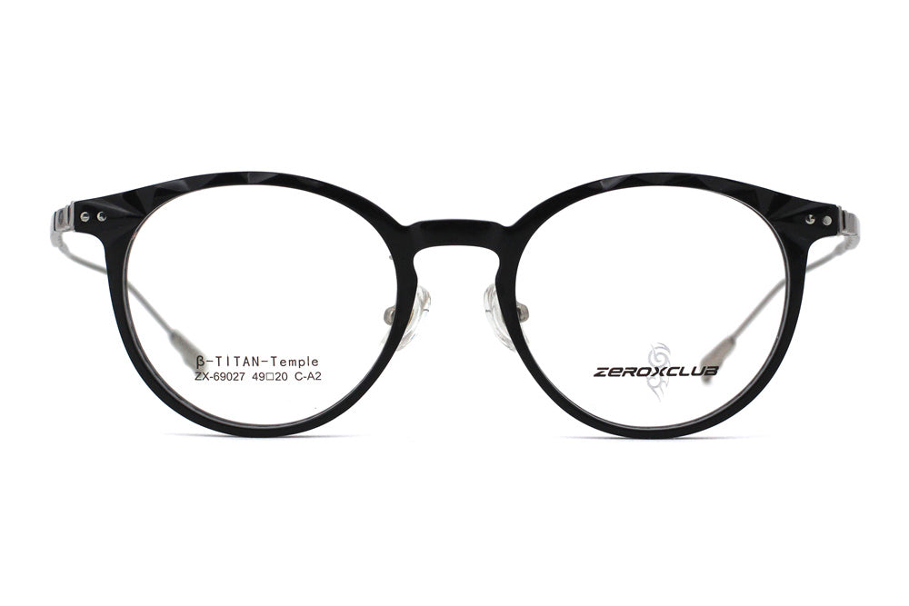 Jet Black with Polished Silver