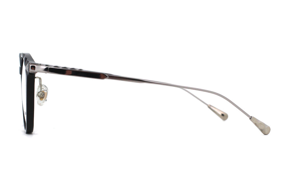 Jet Black with Polished Silver