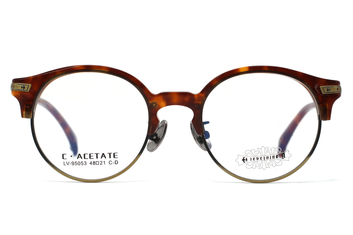 Woodgrain Tortoise with Polished Gold