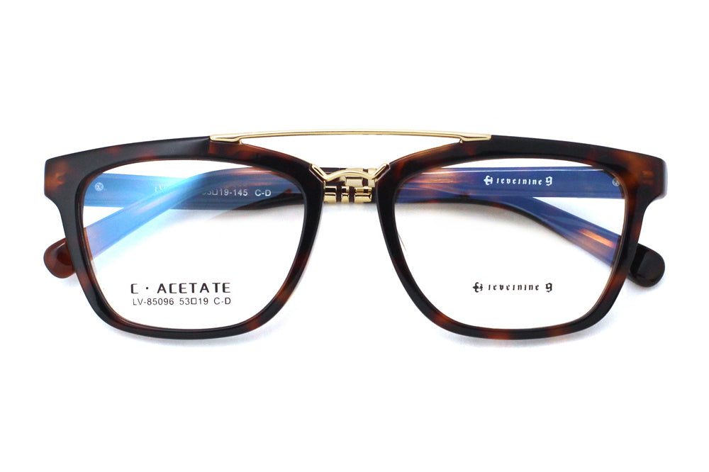 Whiskey Tortoise with Polished Gold