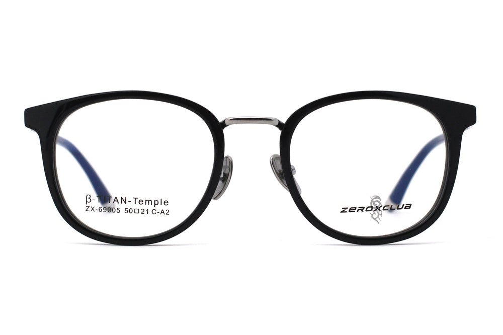 Jet Black with Polished Silver