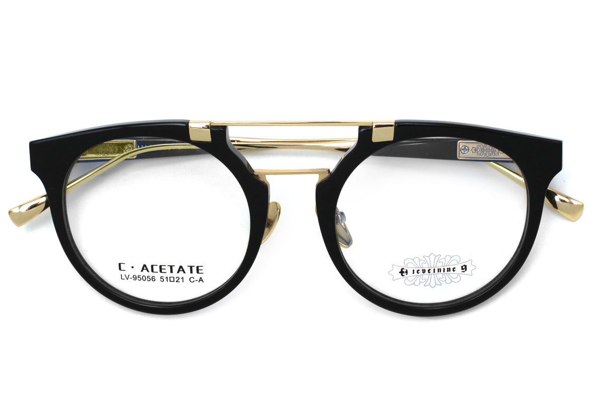 Jet Black with Polished Gold