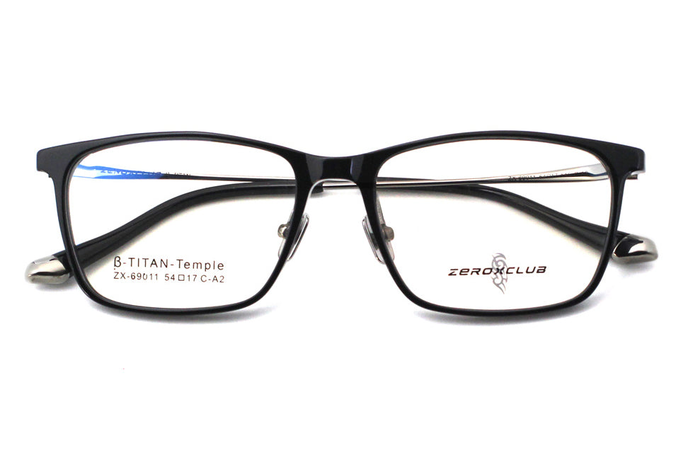 Jet Black with Polished Silver