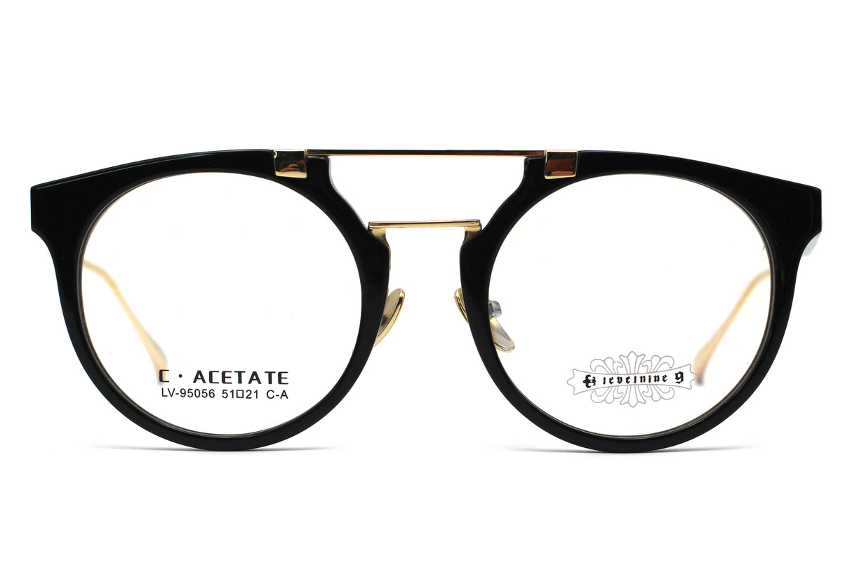 Jet Black with Polished Gold