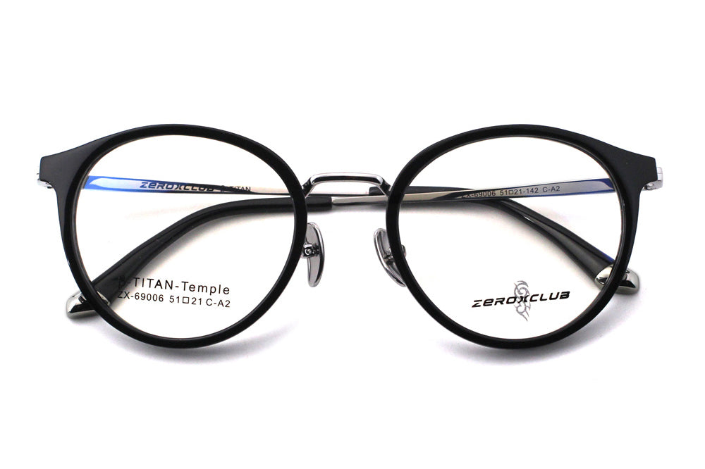 Jet Black with Polished Silver