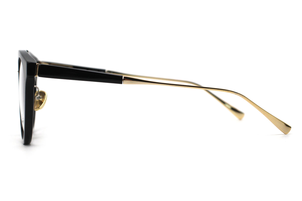 Jet Black with Polished Gold