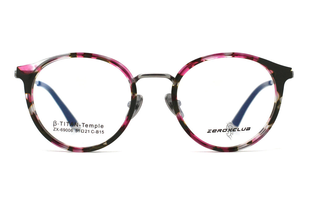 Hot Pink Tortoise with Polished Silver