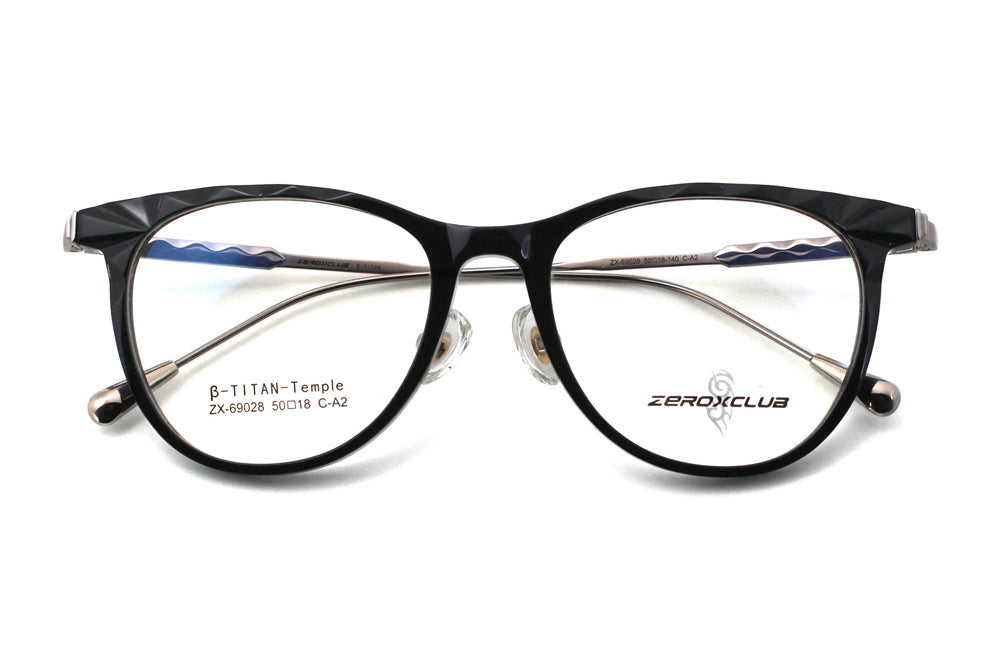 Jet Black with Polished Silver