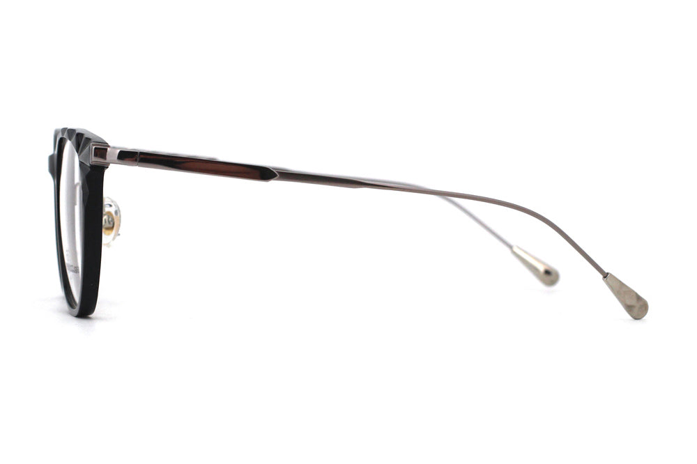 Jet Black with Polished Silver