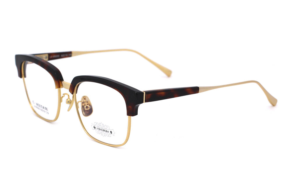 Whiskey Tortoise with Polished Gold