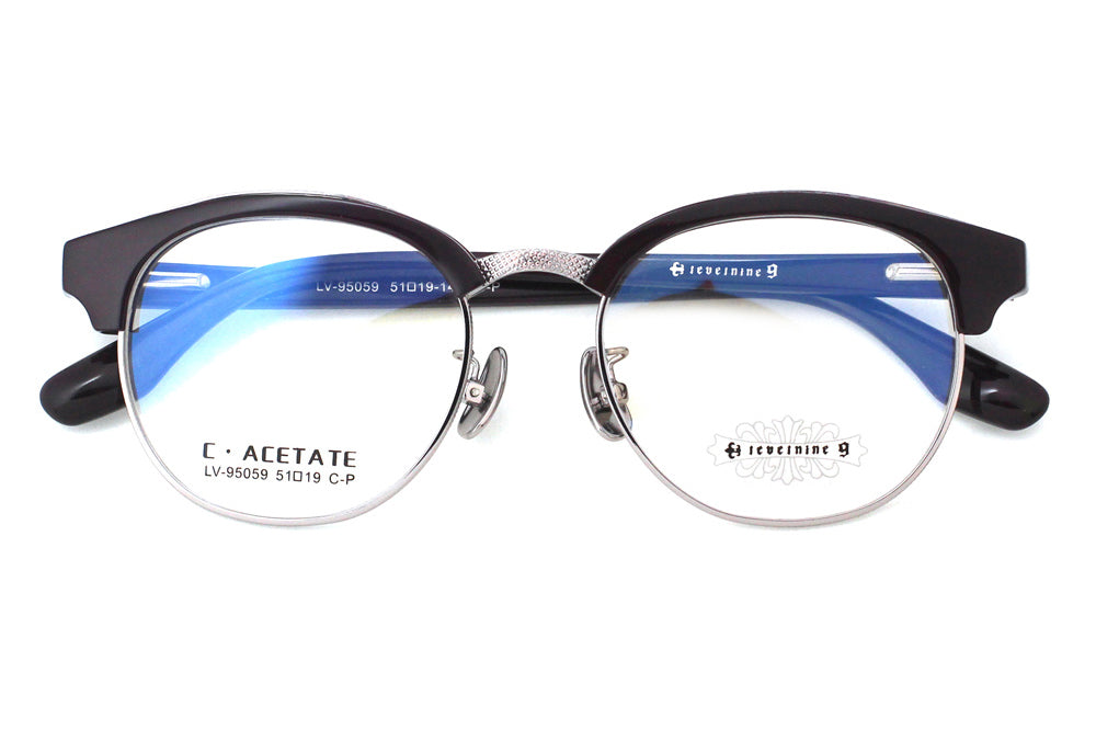 Jet Black with Polished Silver