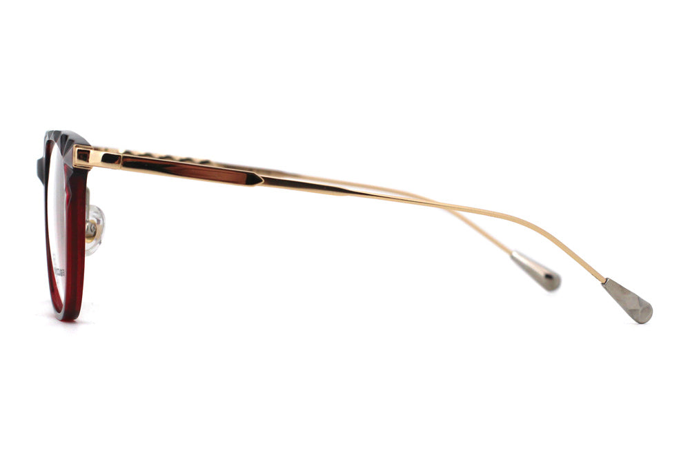 Cherry Red with Polished Gold