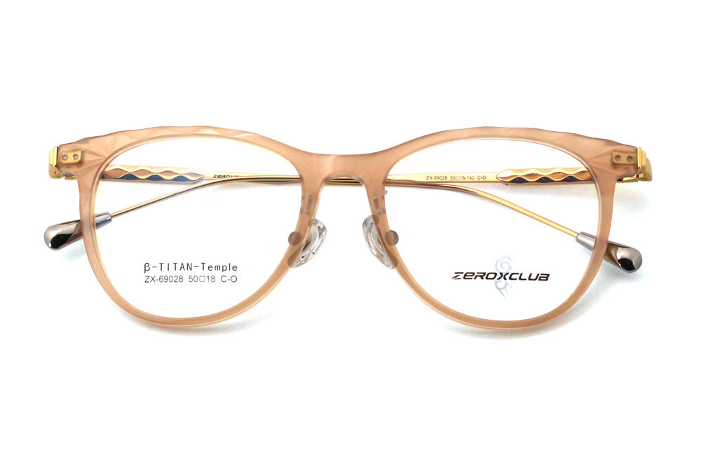 Nutmeg Crystal with Polished Gold