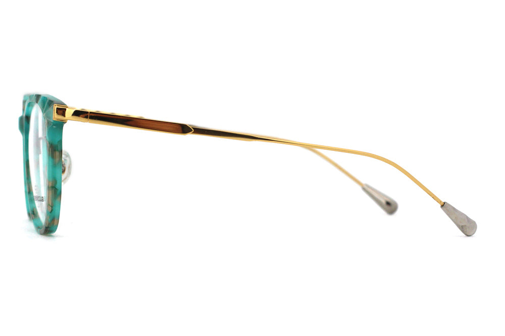 Sea foam with Polished Gold