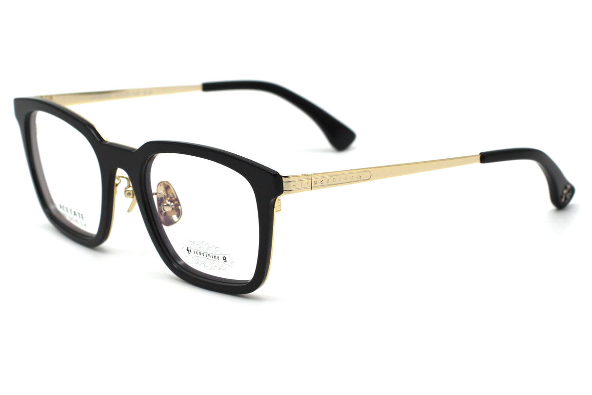 Jet Black with Polished Gold