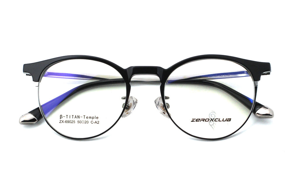 Jet Black with Polished Silver