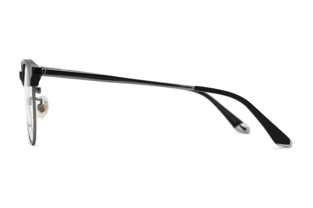 Jet Black with Polished Silver